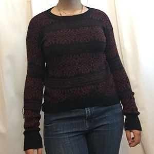 Patterned sweater
